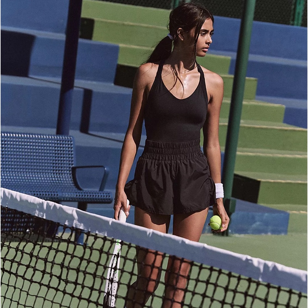 NWT FP Movement Get Your Flirt On Shortsie black